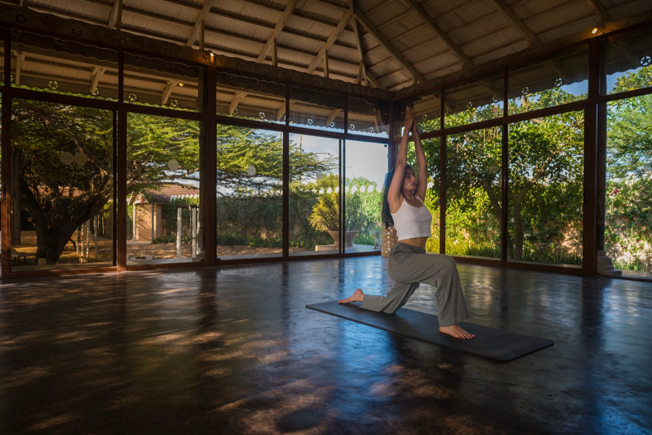 The yoga shala at The Majlis
